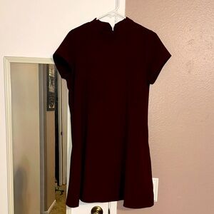 Halo Deep Burgundy Women's Dress
